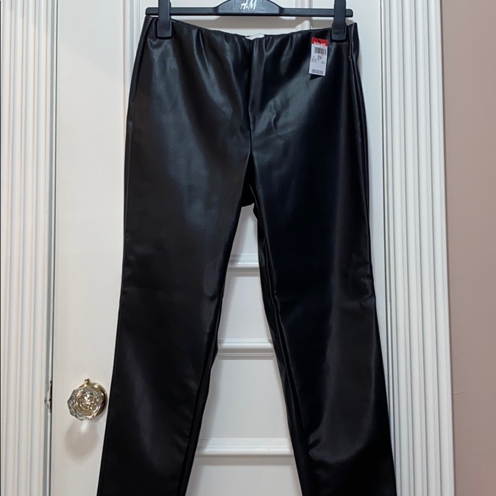 NWT Faux leather pants